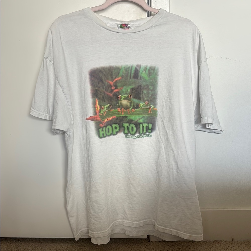 White Frog Graphic T-Shirt